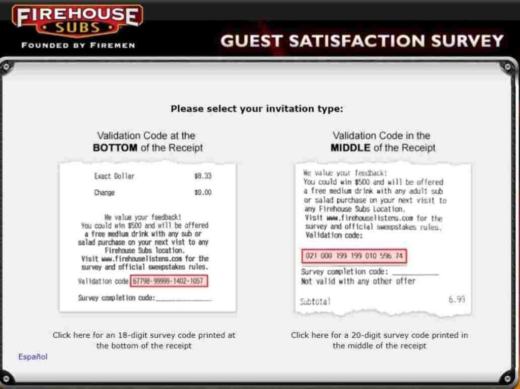 Firehouse Subs survey